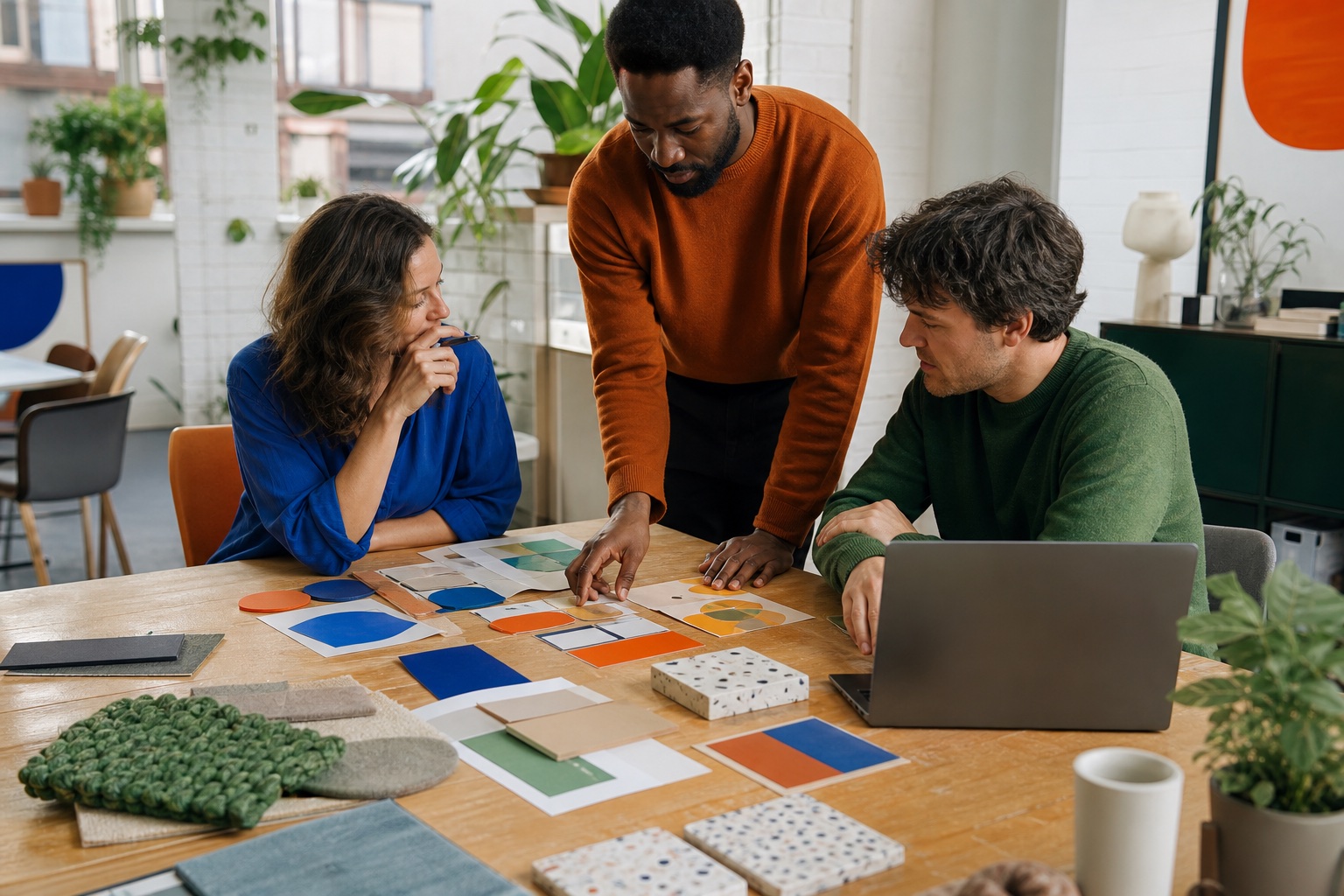 Strategen, ontwerpers en developers bepalen samen de richting van een creatief project